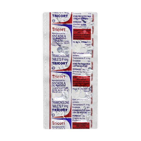 tricort 4mg tablet