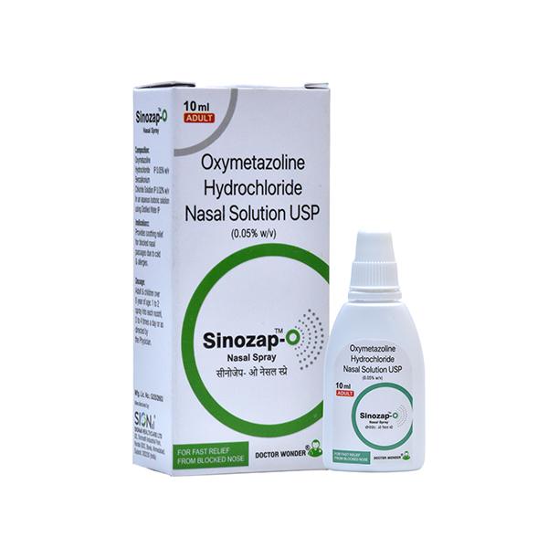 SINOZAP O ADULT Nasal Spray 10ml : Price, Uses, Side Effects | Netmeds