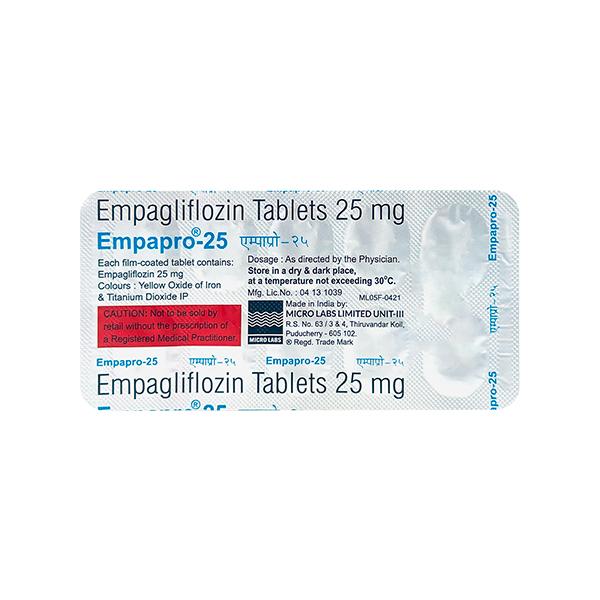 EMPAPRO 25 Tablet 10's
