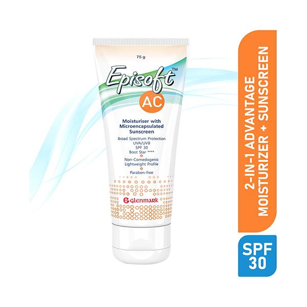 Episoft AC Moisturiser SPF 30 with Microencapsulated Sunscreen — Flash AI Score 92/100