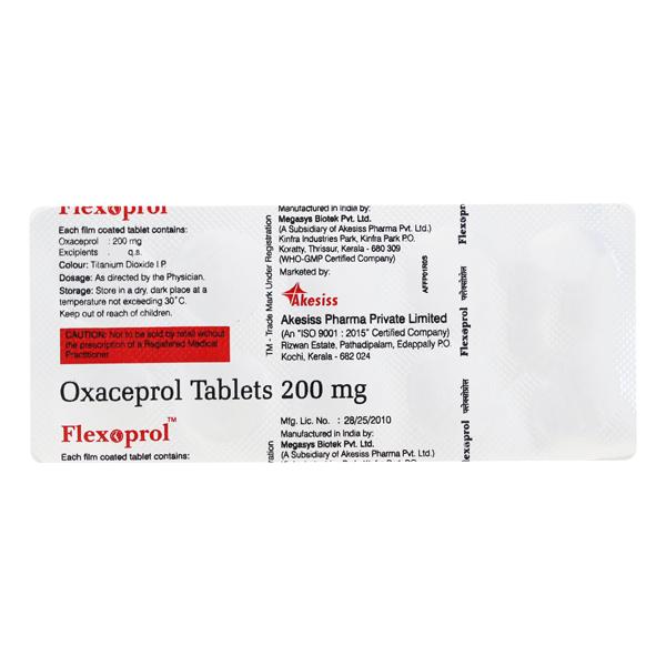 FLEXOPROL Tablet 10's Price, Uses, Side effects, Substitutes | Netmeds