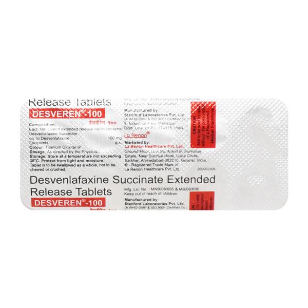 Desveren 100mg Tablet 10'S : Price, Uses, Side Effects | Netmeds