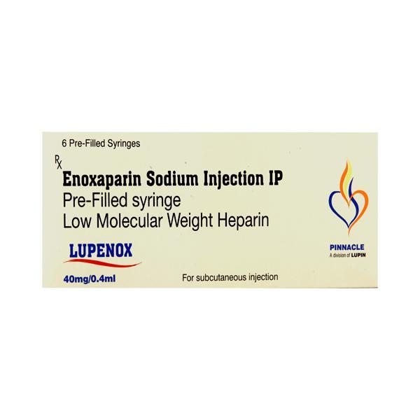 Lupenox 40mg Injection 0.4ml - Price, Uses, Side Effects | Netmeds