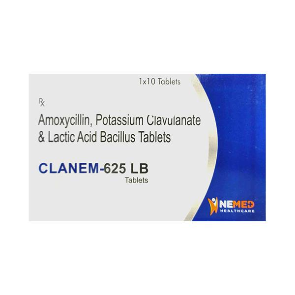 CLANEM 625 LB Tablet 10's Price, Uses, Side effects, Substitutes | Netmeds