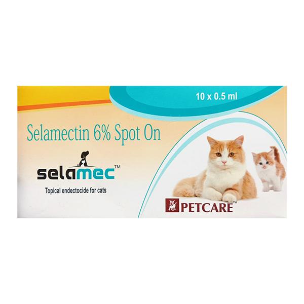 SELAMEC 6% (VET) SPOT ON Liquid 10x0.5ml Price, Uses, Side effects ...