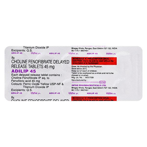 adilip 45mg tablets
