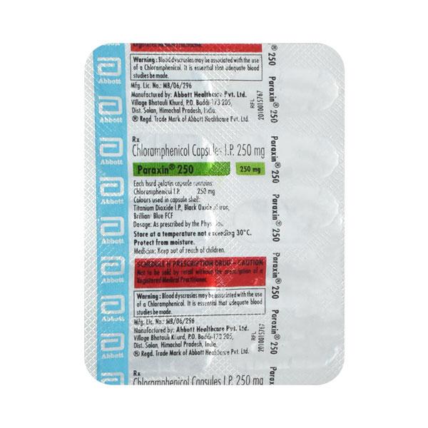 paraxin 250mg capsule