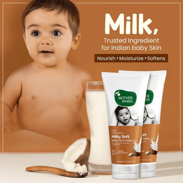 Buy Mother Sparsh Daily Moisturizing Milky Soft Baby Face Cream