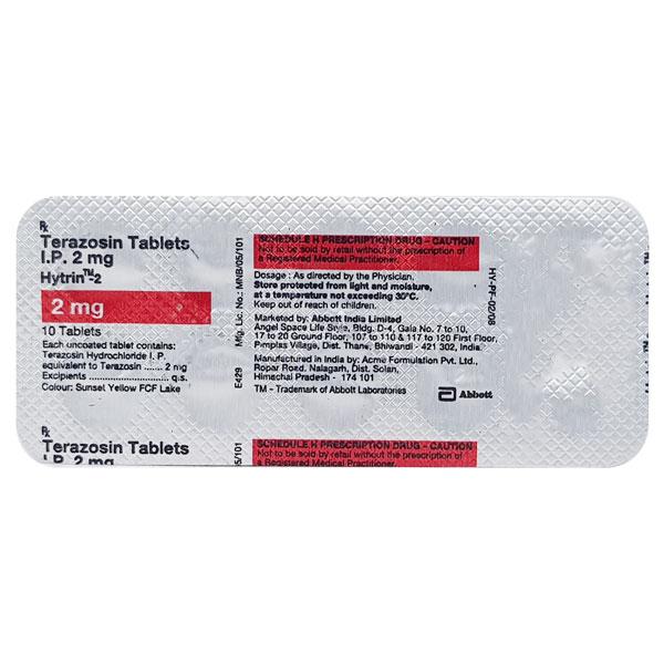 hytrin 2mg tablets