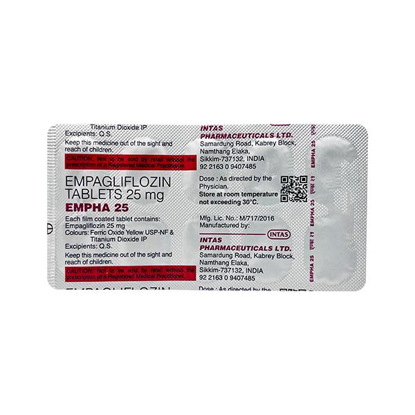 empha 25mg tablets