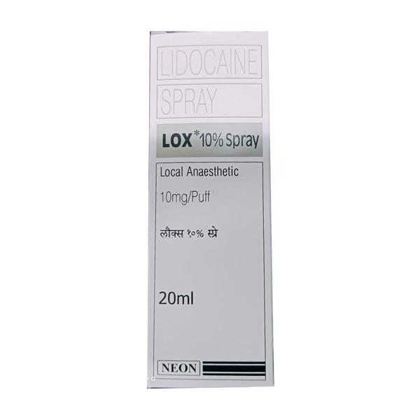 LOX 10% Spray 20ml Price, Uses, Side effects, Substitutes | Netmeds