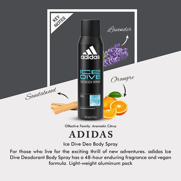 Buy Adidas Ice Deodorant Set 150ml 3's Online at Discounted Price