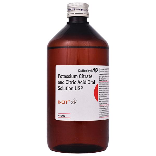 K Cit Oral Solution 450ml Price, Uses, Side effects, Substitutes | Netmeds