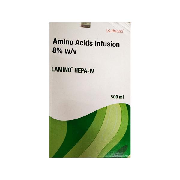 Lamino Hepa IV Infusion 500ml Price, Uses, Side effects, Substitutes ...