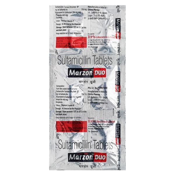 Marzon Duo Tablet 6'S Price, Uses, Side effects, Substitutes | Netmeds