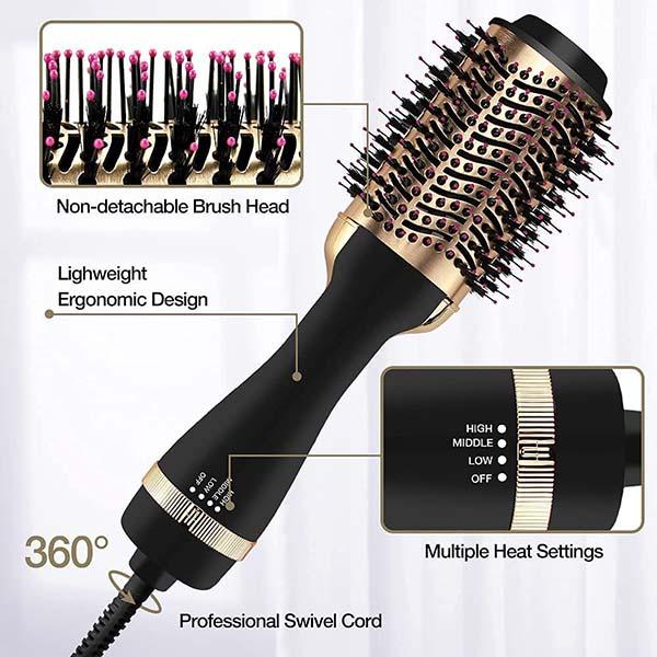 Buy Bronson Professional Blow Hair Dryer Brush Hot Air One Step