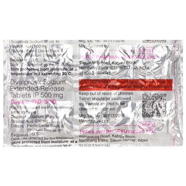 Buy Divaa OD 500mg Tablet 10'S Online at Upto 25% OFF | Netmeds