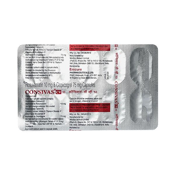 Buy CONSIVAS CV 10 Capsule 10's Online | Netmeds