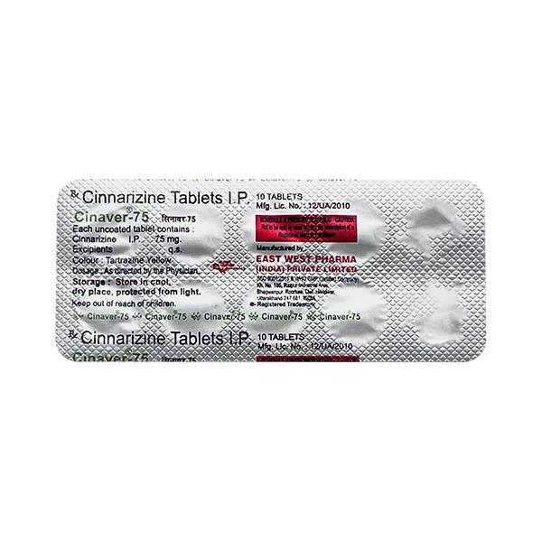 cinaver 75mg tablet