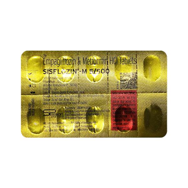 sisflozin m 5 500 tablet