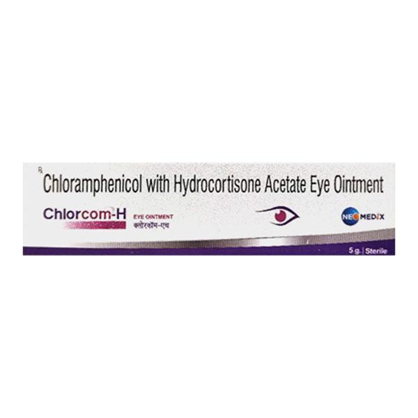 Chlorcom H Eye Ointment 5g Price, Uses, Side effects | Netmeds