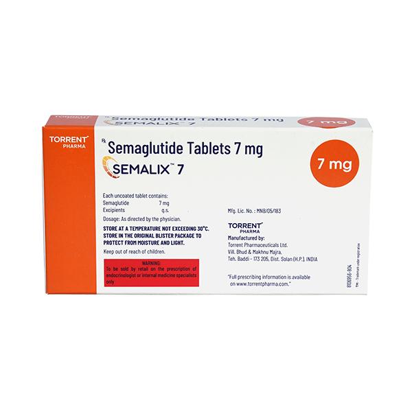 semaglutide 7 SEMALIX 7 Tablet 10's