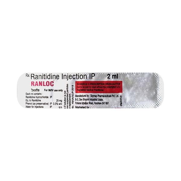 Ranloc Injection 2ml : Uses, Side Effects, Price | Netmeds