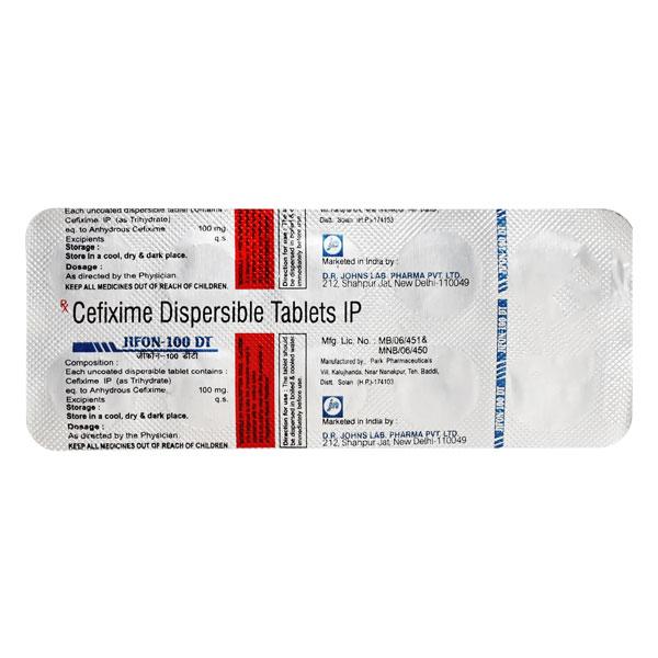 Jifon DT 100mg Tablet 10'S : Price, Uses, Side Effects | Netmeds