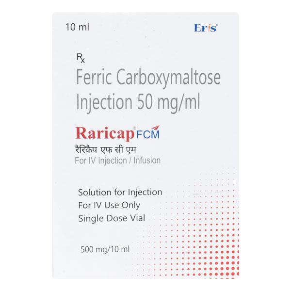 RARICAP FCM Injection 10ml Price, Uses, Side effects, Substitutes | Netmeds