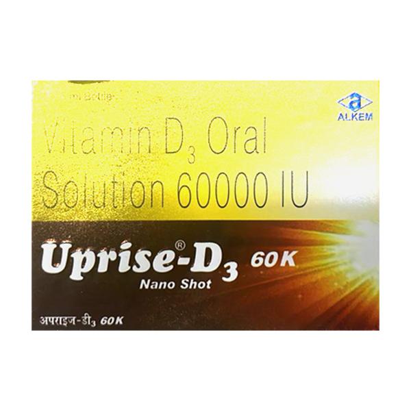 Uprise D3 60K Sugar Free Nano Shot Oral Solution 5ml Price, Uses, Side ...