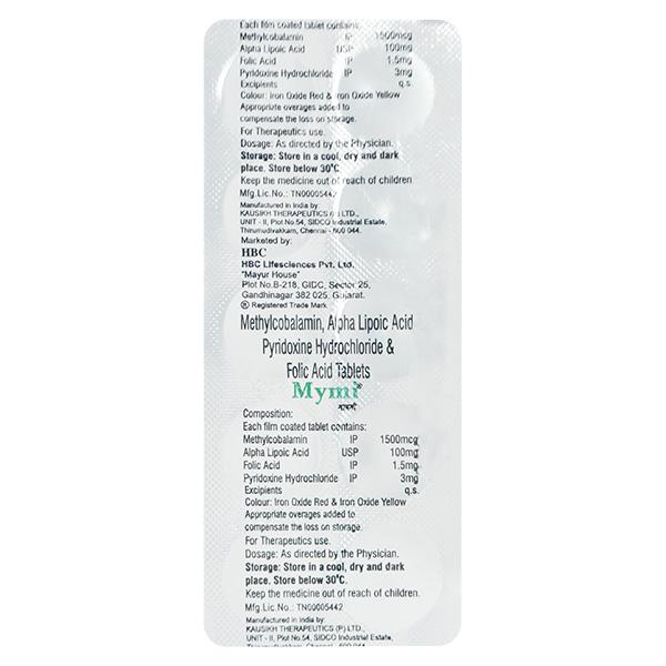 Mymi Tablet 10'S Price, Uses, Side effects, Substitutes | Netmeds