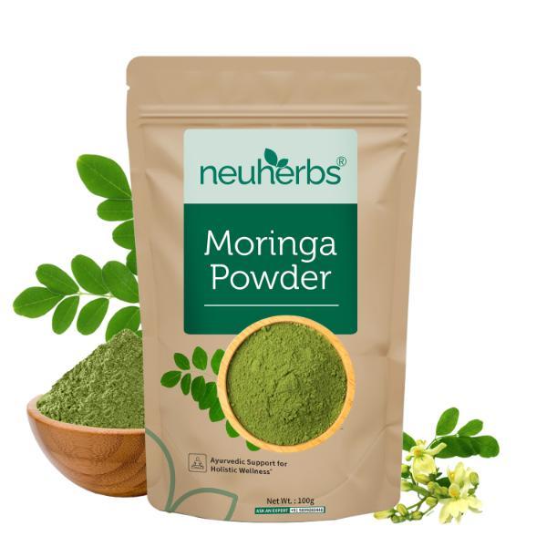 Neuherbs Organic Moringa Powder 100 gm Online at Best Price - Herbal ...