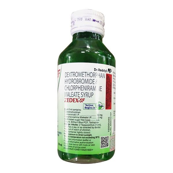 Sugar ゆかた Zedex Plus Cough Syrup Sugar Free: View Uses, Side Effects