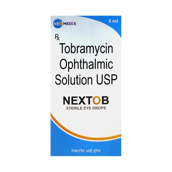 Nextob Eye Drops 5ml Price, Uses, Side effects | Netmeds