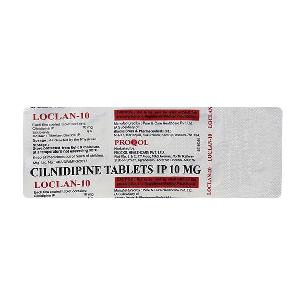 LOCLAN 10mg Tablet 10's : Price, Uses, Side Effects | Netmeds