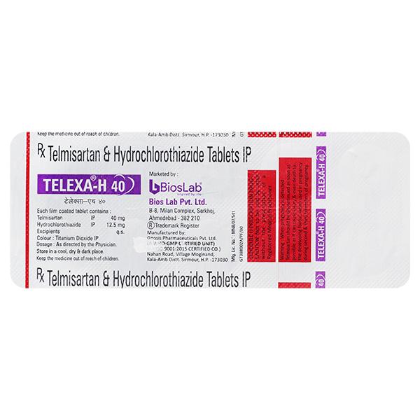Buy TELEXA H 40 Tablet 10's Online at Upto 25% OFF | Netmeds