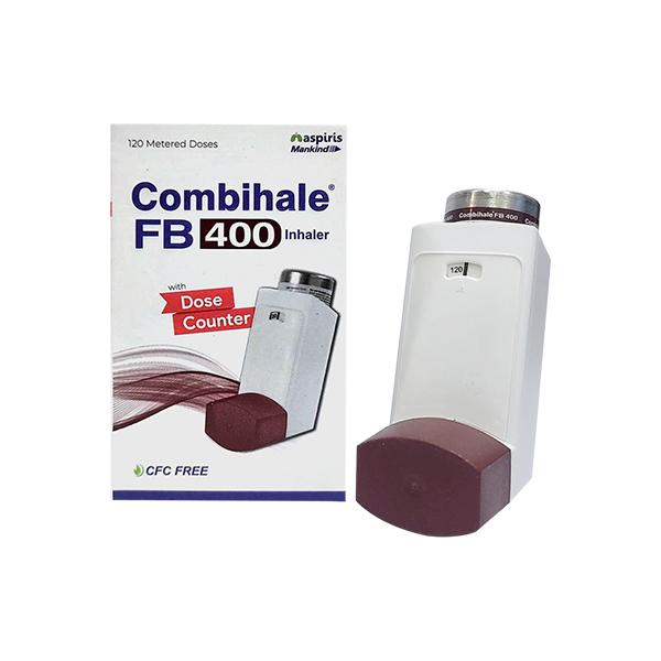 Combihale FB CFC free 400 Inhaler 120MD 1's Price, Uses, Side effects ...