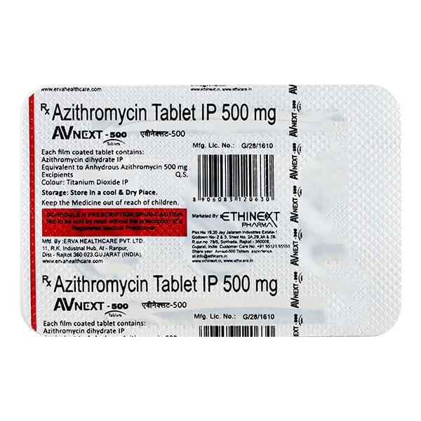 Buy Avnext 500mg Tablet 3'S Online at Upto 25% OFF | Netmeds