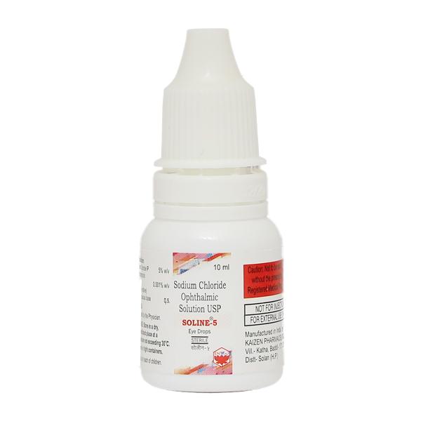 Buy Soline Eye Drops 10ml Online at Upto 25% OFF Netmeds