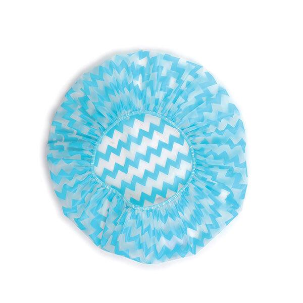 Buy Basicare Eva Shower Cap-Blue Wave Design Big Size 1's Online at ...