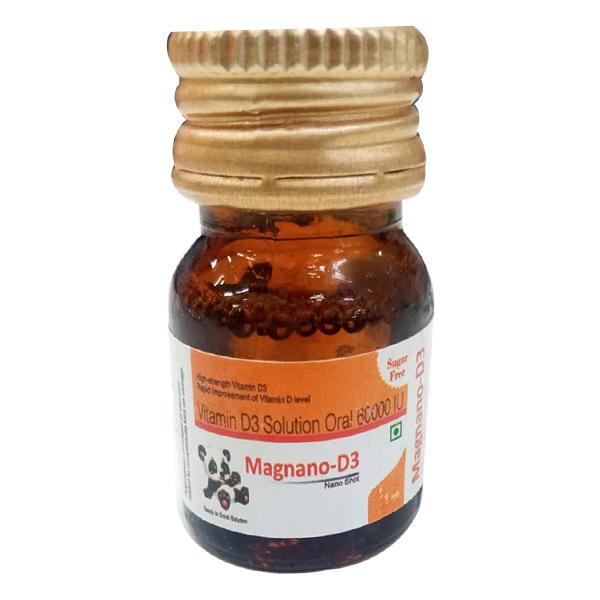 MAGNANO D3 NANO SHOT SUGAR FREE Oral Solution 5ml Price, Uses