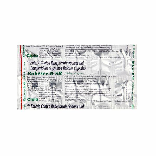 Rabesec DSR Capsule 10'S : Price, Uses, Side Effects | Netmeds
