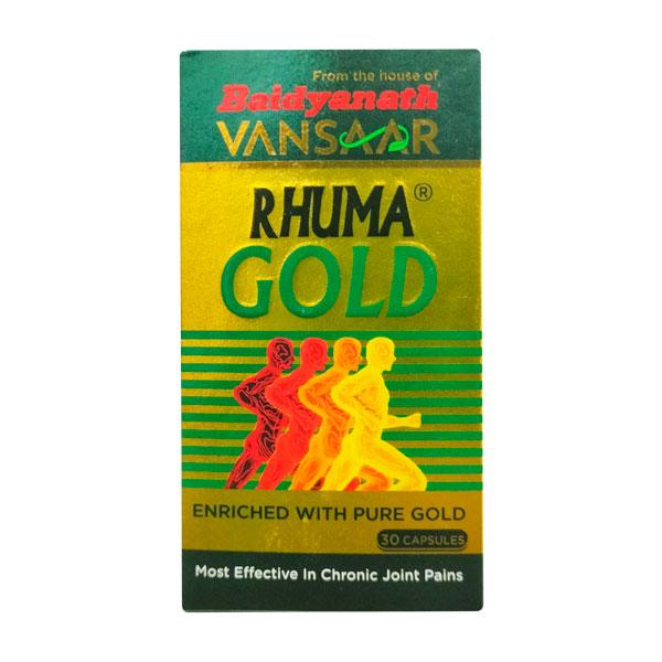 Buy Baidyanath Vansaar Rhuma Gold Capsules 30's Online at Best Price ...