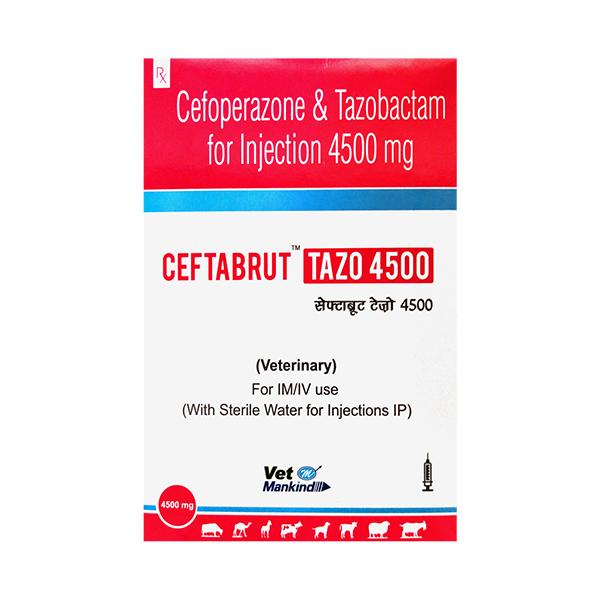 CEFTABRUT TAZO (VET) 4500 Injection 1's Price, Uses, Side effects ...