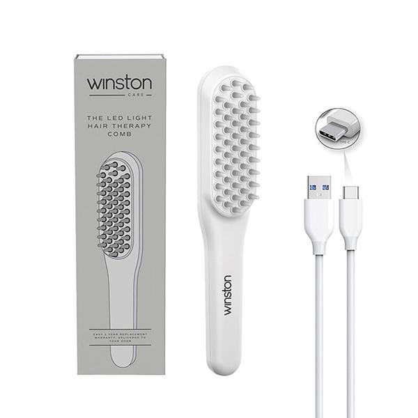 Buy Winston Led Hair Growth Therapy Comb Detangling Red & Blue Light ...