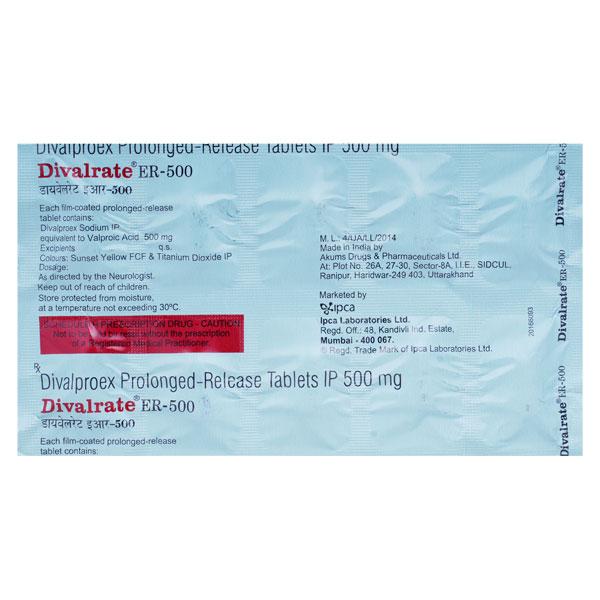 divalrate er 500mg tablet