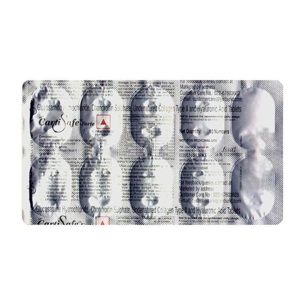 Cartisafe Forte New Nutraceutical Tablet 10's Price, Uses, Side effects ...