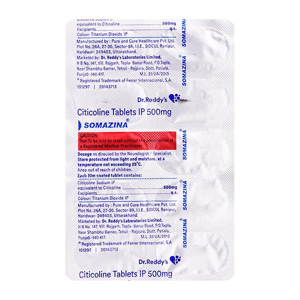 somazina 500mg tablet