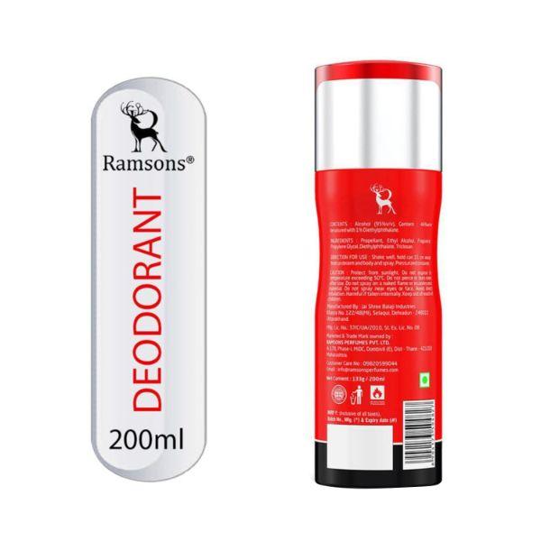 Buy RAMSONS Red ZX Combo 1 Eau De Parfum 100ml, 1 Deodorant Spray