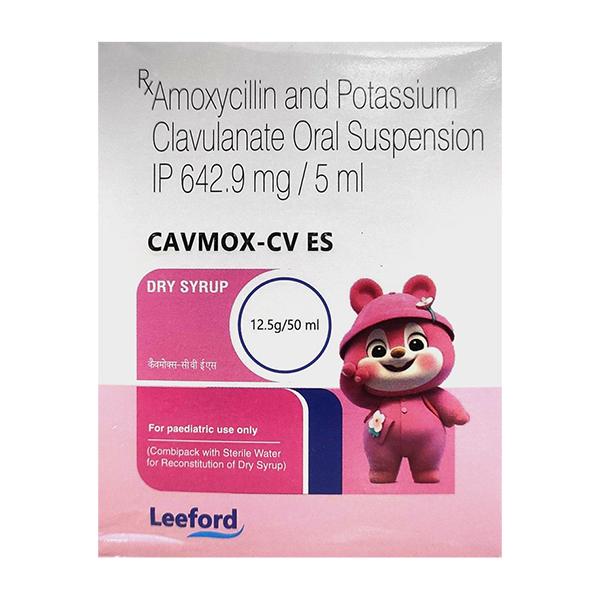 Cavmox CV Es Dry Syrup 50ml Price, Uses, Side effects | Netmeds